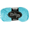 Fil de coton, turquoise, 50gr, 170m