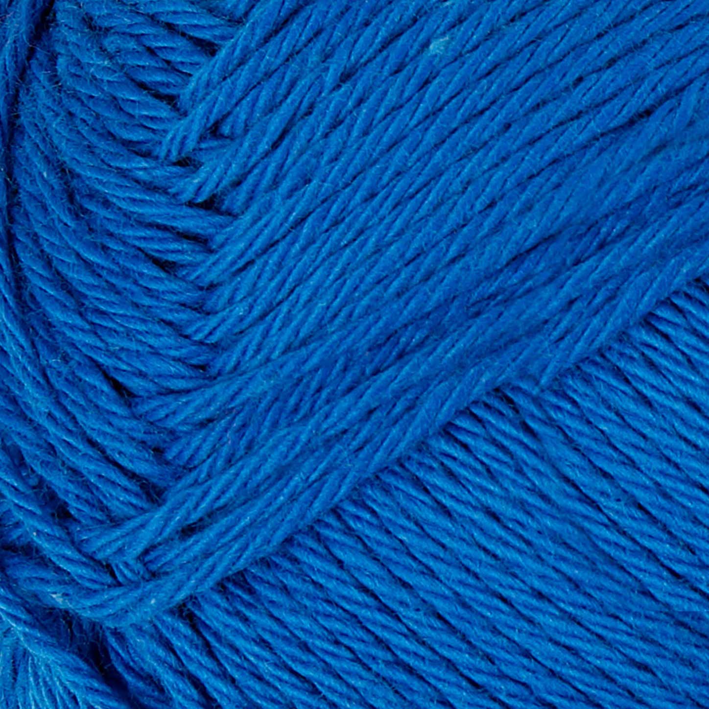 Fil de coton, bleu cobalt, 50gr, 170m