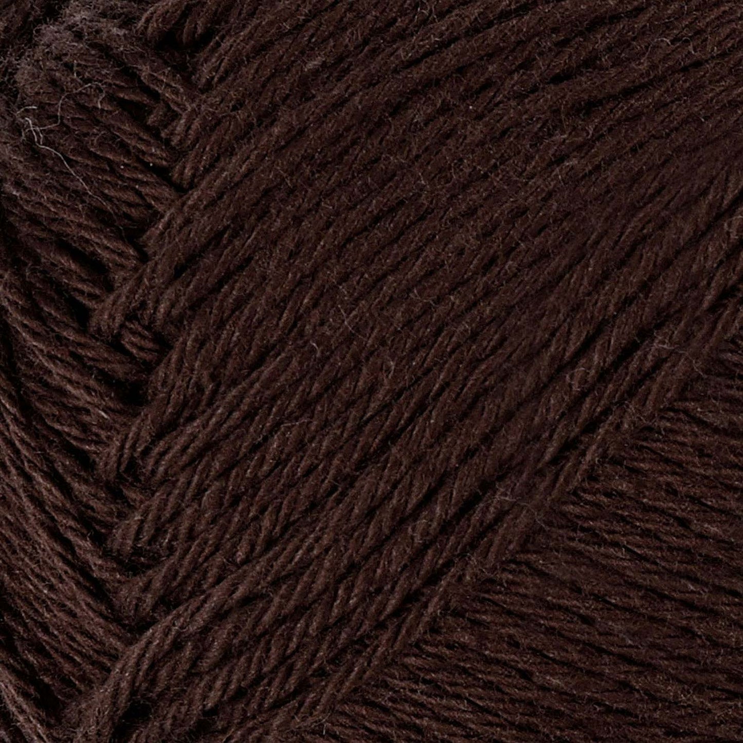 Fil de coton, brun foncé, 50gr, 170m