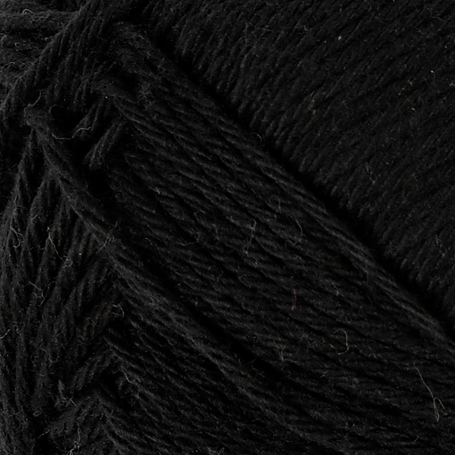Fil de coton, noir, 50gr, 170m