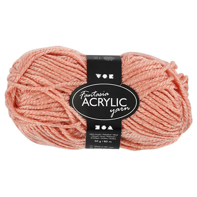 Fil acrylique, Beige, 50gr, 80m
