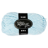 Fil acrylique, bleu clair, 50gr, 80m - afbeelding 1