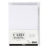 Cartes et enveloppes blanches, 50e.