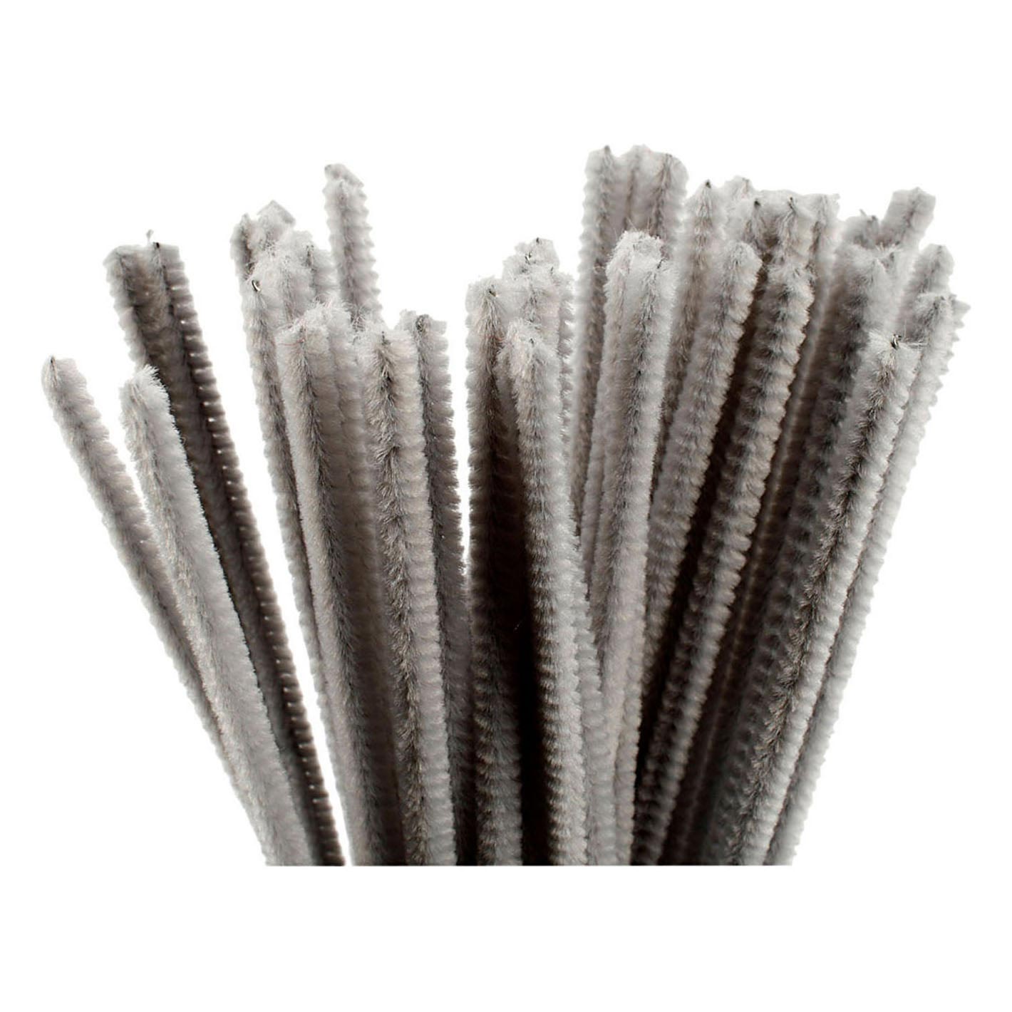 CHENILLE GREY 30 cm, 50e.