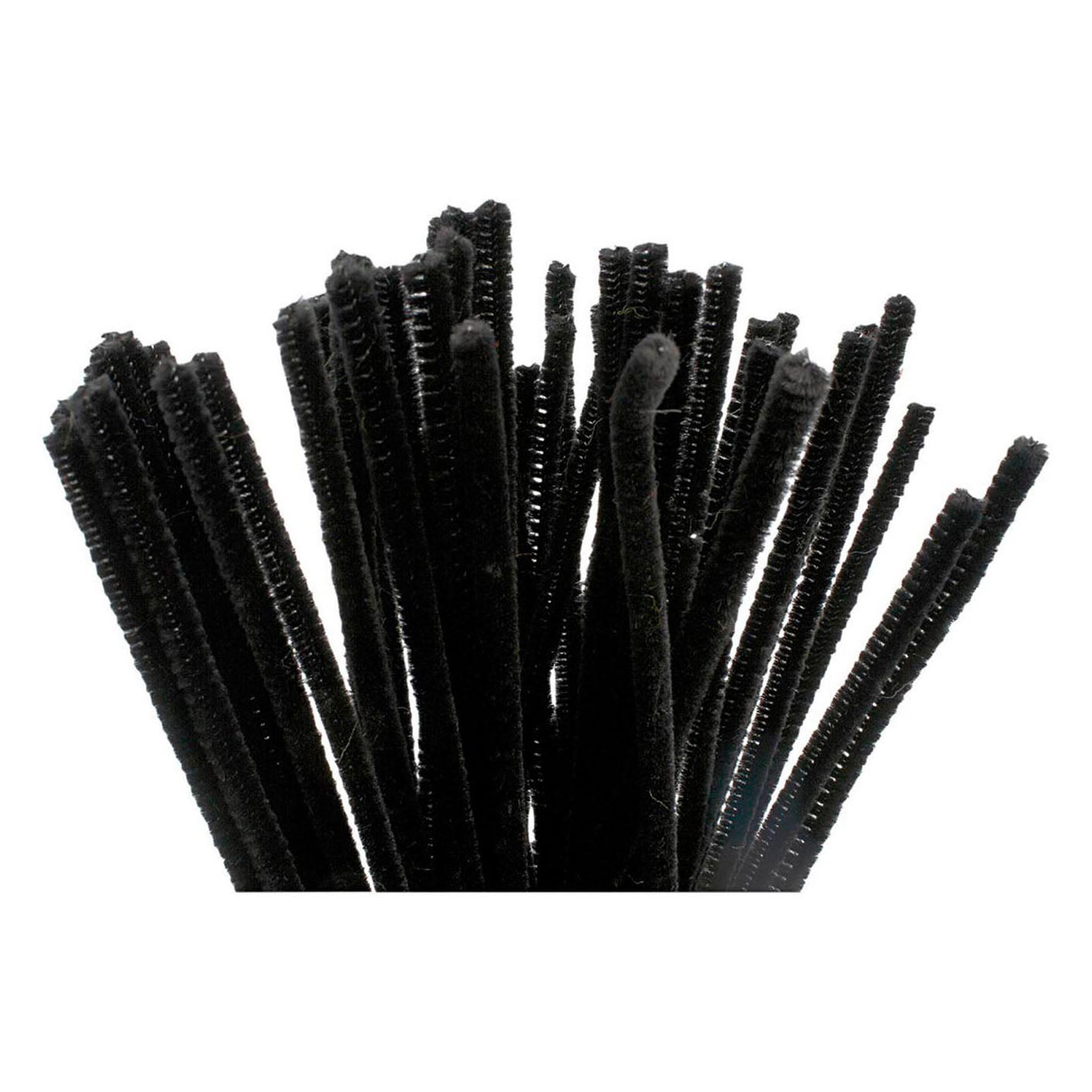Chenille Black 30 cm, 50e.