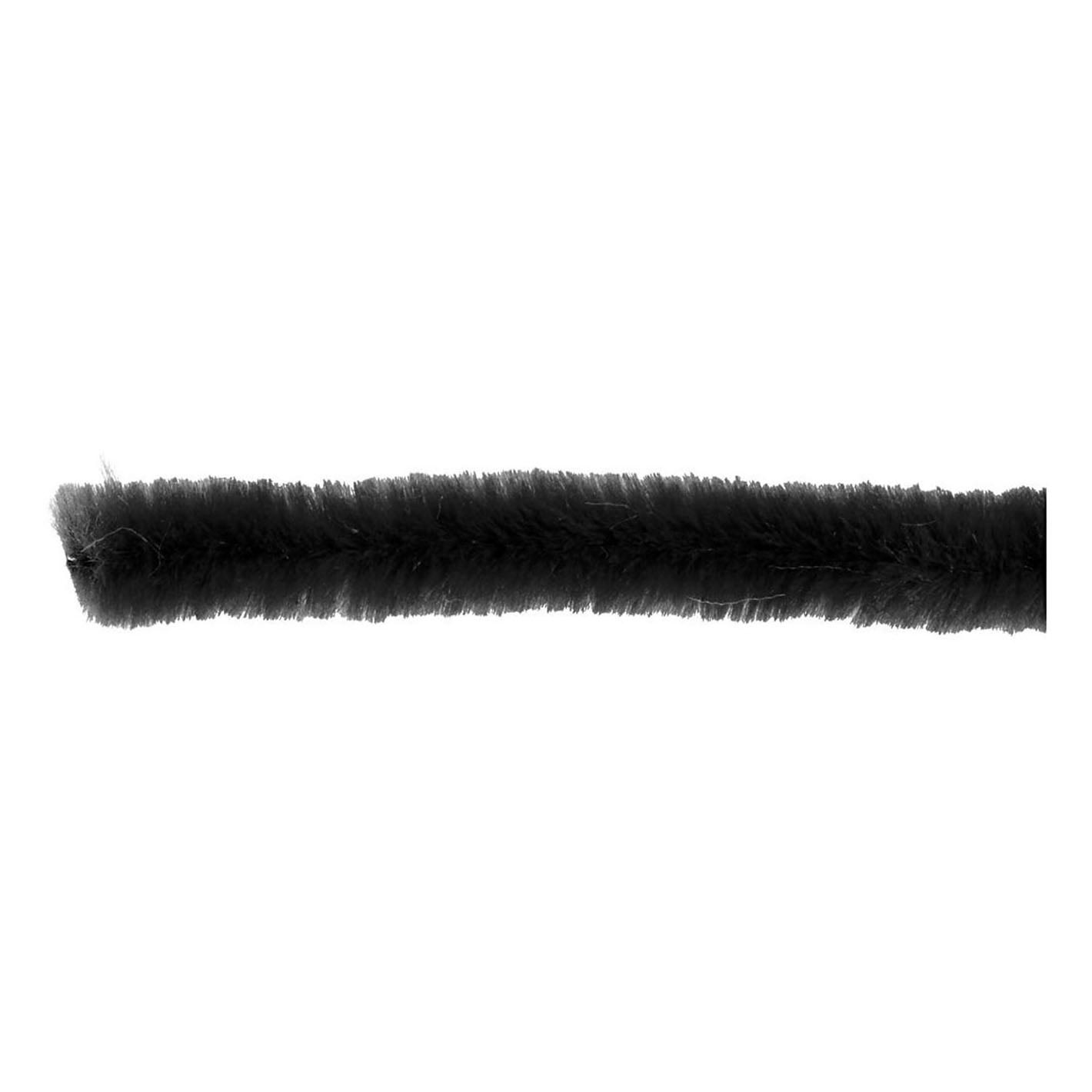 Chenille Black 30 cm, 50e.