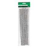 Chenille Argent 30cm, 50pcs. - afbeelding 1