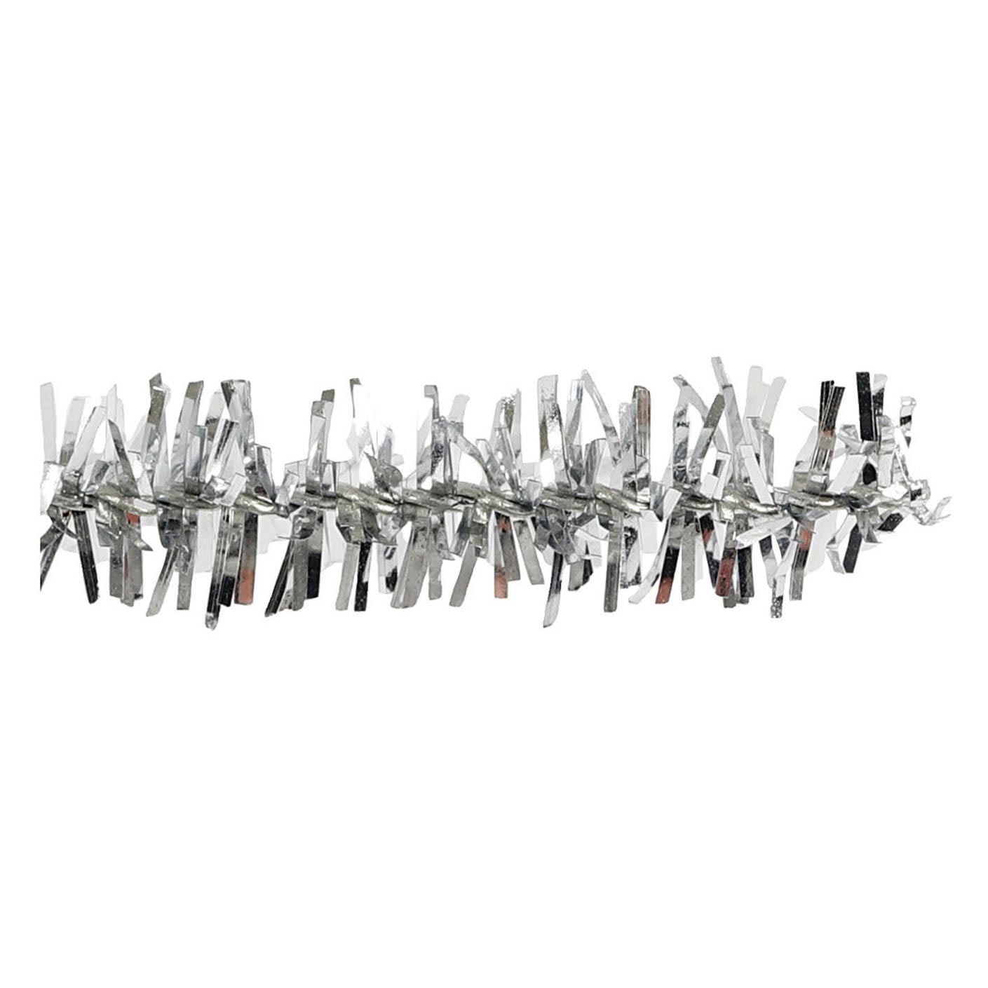 Chenille Argent 30cm, 50pcs.