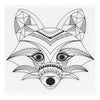 Feuilles de film rétractable avec motifs d'animaux sauvages, 4pcs.