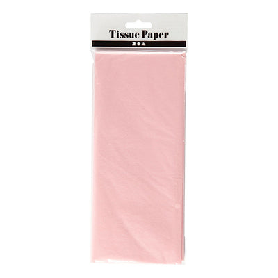 Creativ Company Tissue Paper rose clair 10 feuilles 14 gr, 50x70cm