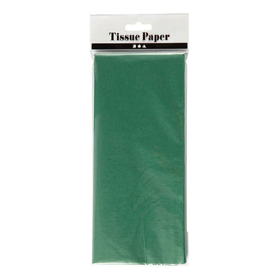 Creativ Company Paper de tissu vert 10 feuilles 14 gr, 50x70cm