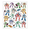Creativ Company auto-adhésive autocollants transformateurs, 1 feuille