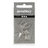 Creativ Company Boucles d'oreilles plaquées argent, 10pcs.
