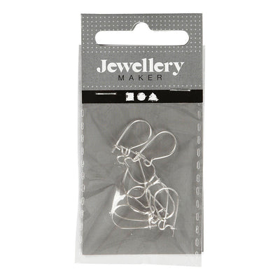 Creativ Company Boucles d'oreilles plaquées argent, 10pcs.