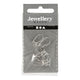 Creativ Company Boucles d'oreilles plaquées argent, 10pcs.