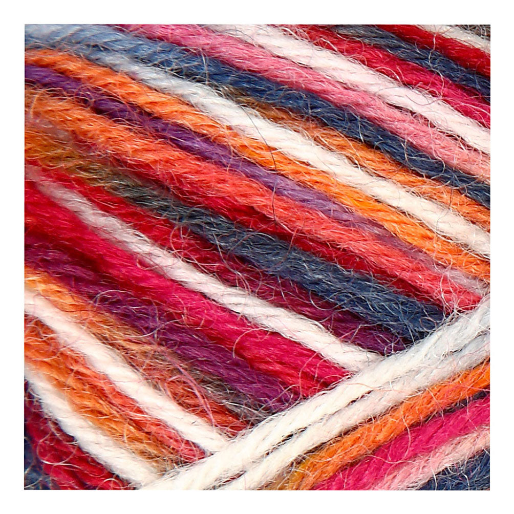 Creativ Company Fil à chaussettes Bleu Rouge, 200m