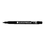Creativ Company Contourstift pour le verre et la porcelaine noire, Dike de ligne de 1 à 3 mm - afbeelding 2