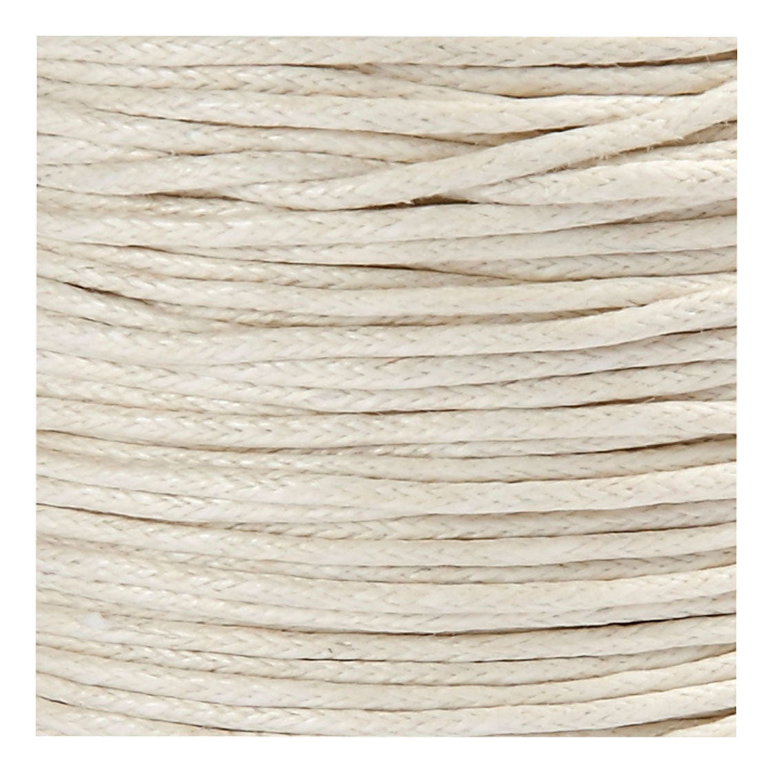 Creativ Company Cordon en coton blanc cassé Épaisseur 1 mm, 40m