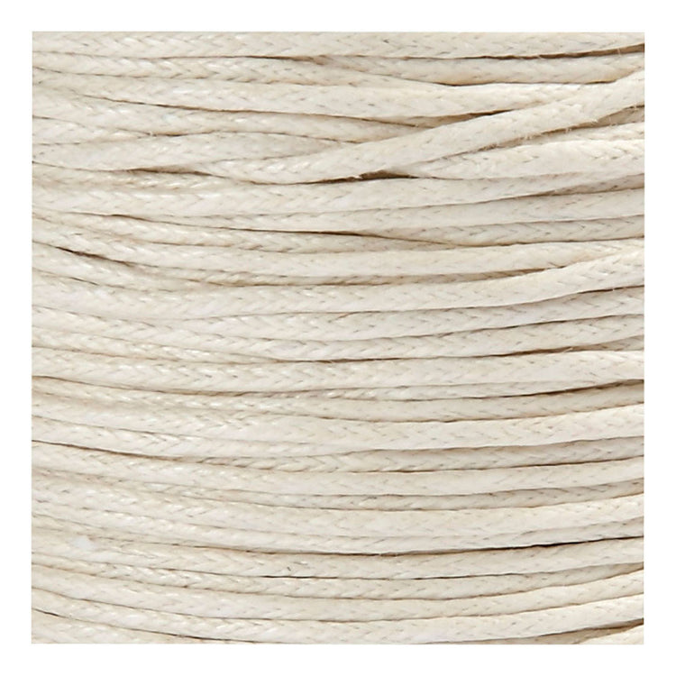 Creativ Company Cordon en coton blanc cassé Épaisseur 1 mm, 40m