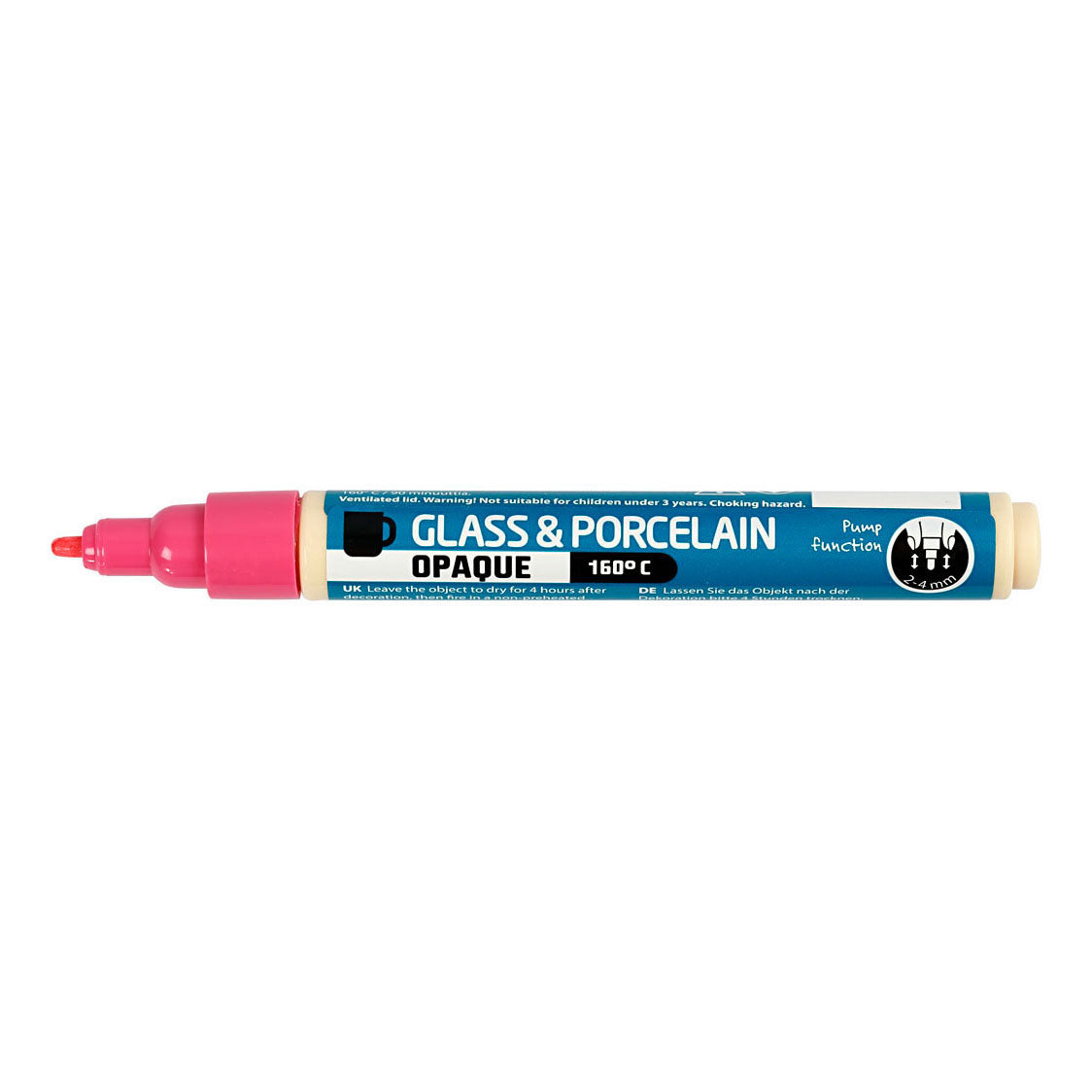 Creativ Company Glasen PorcelainainStift Egging rose