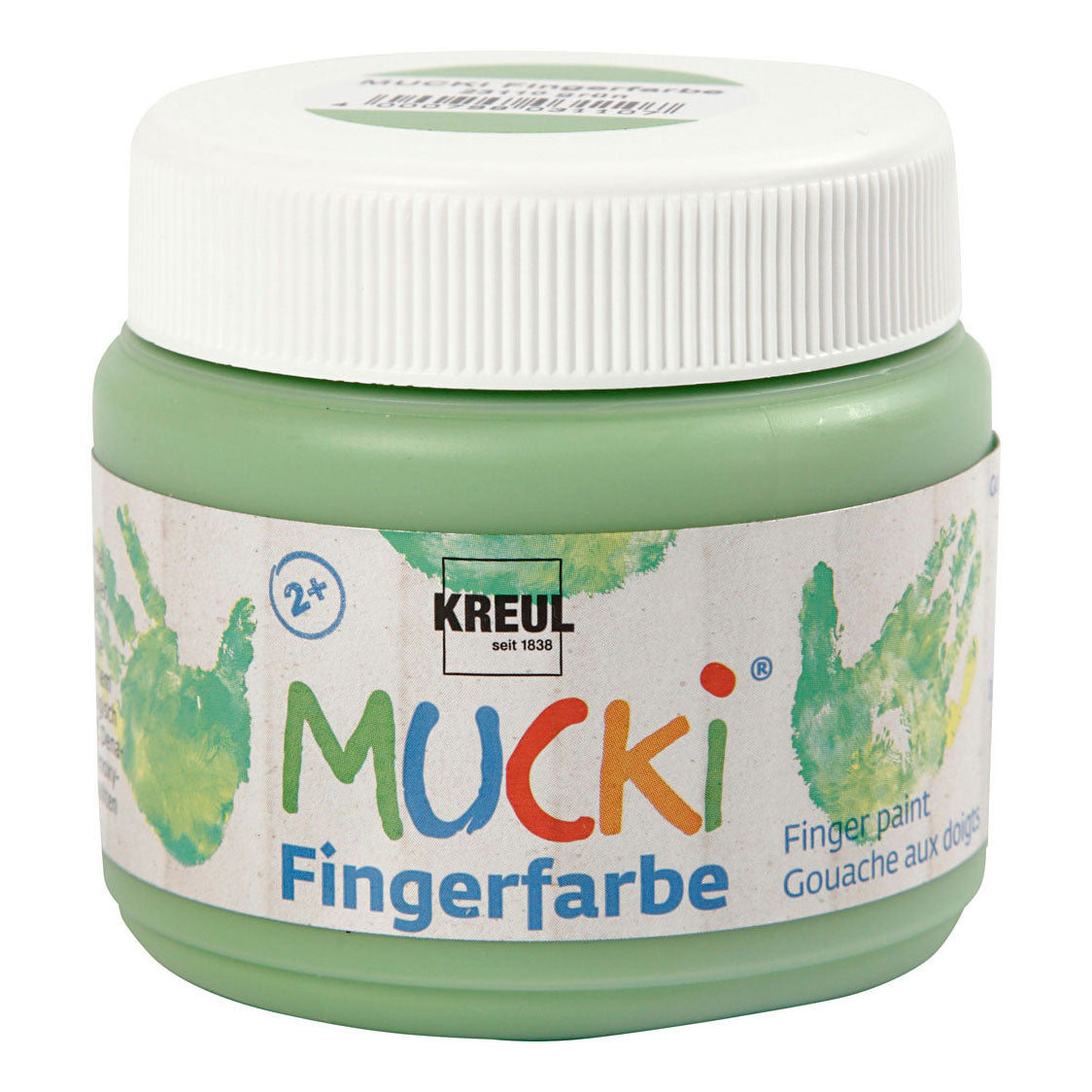 Creativ Company Mucki Finger Paint vert, 150 ml