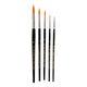Creativ Company Gold Line Brosses Round, 5e.