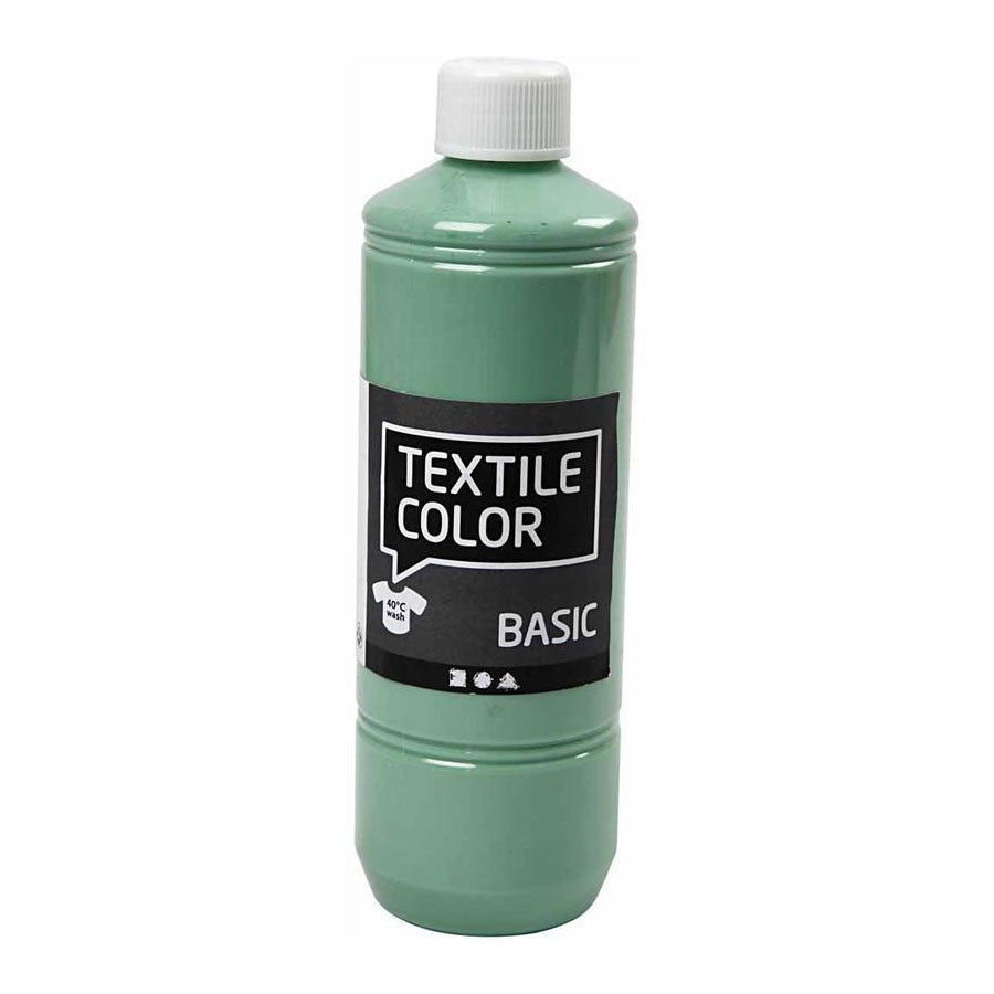 Peinture couleur textile Creativ company - vert d'eau, 500ml