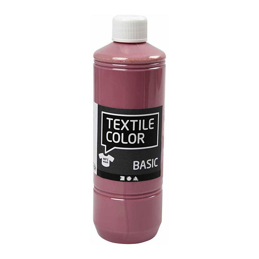 Creativ Company Textile Color peinture rose foncé, 500 ml