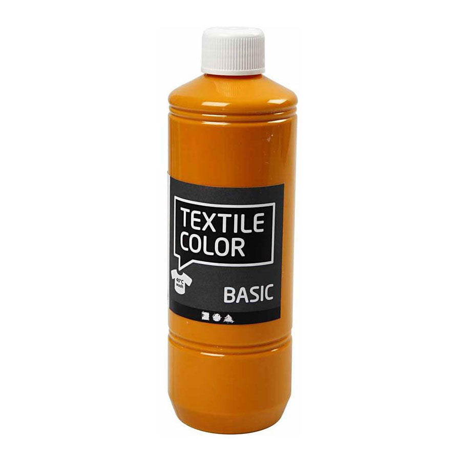 Creativ Company Textile Color Paint Mosterd, 500 ml