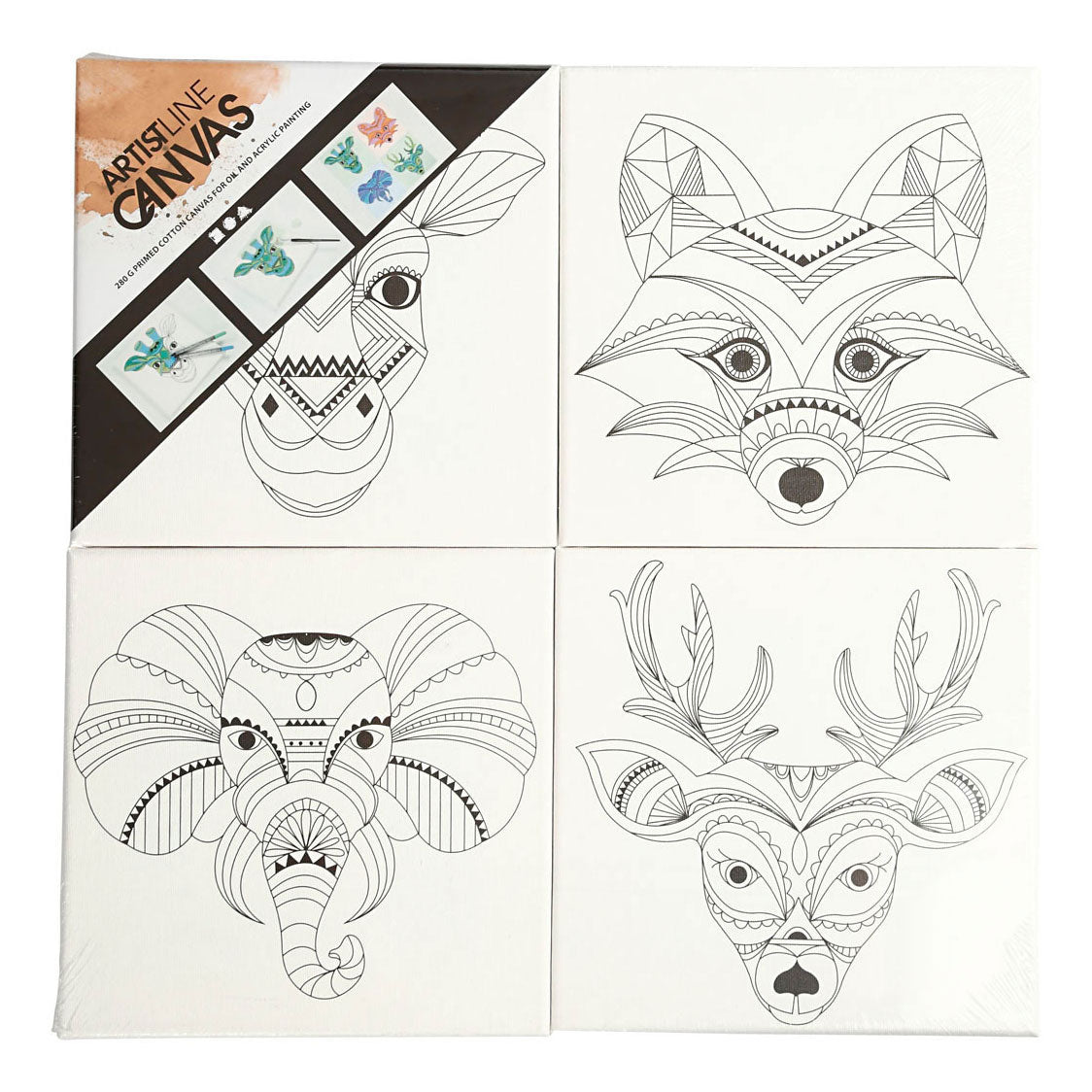 Canvas de compagnie Creativ avec imprimé animal, 4e.