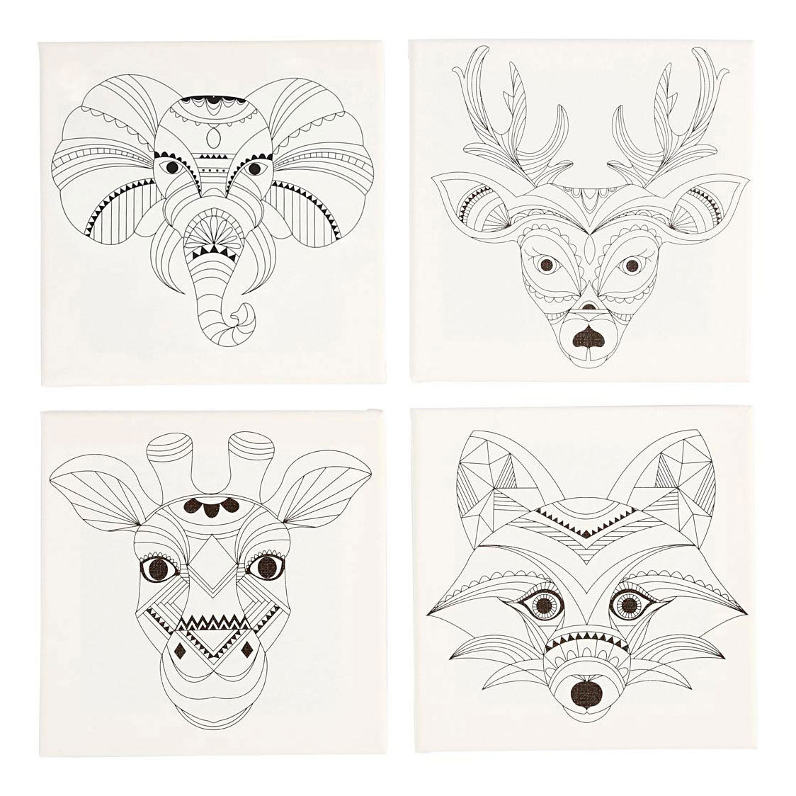 Canvas de compagnie Creativ avec imprimé animal, 4e.