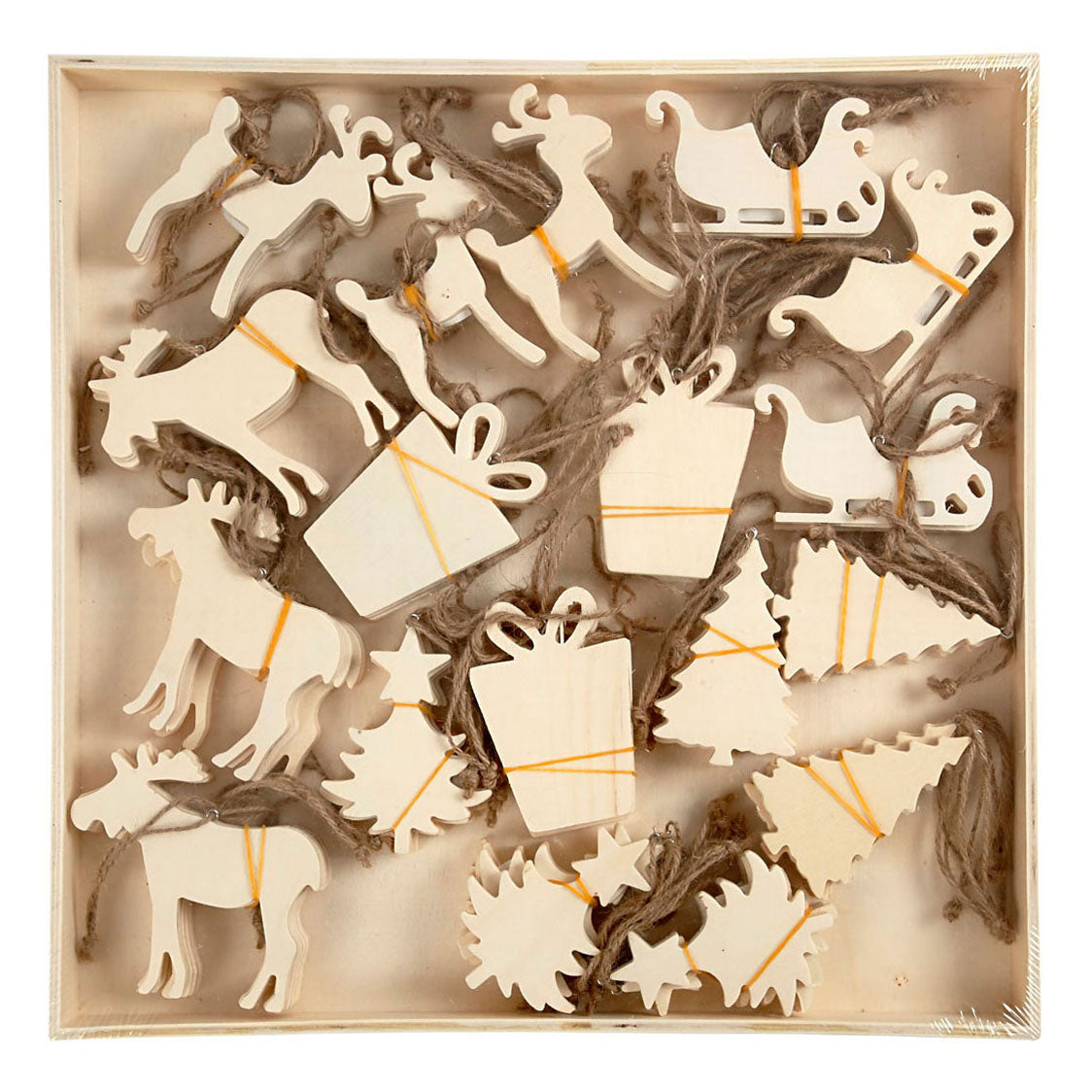 Creativ Company Wooden Ornaments Christmas Thème, 90e.