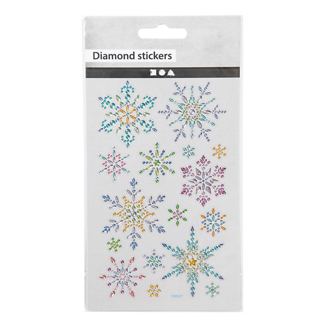 Crival Company Diamant Stickers Ice Crystals, 1 feuille