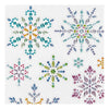 Crival Company Diamant Stickers Ice Crystals, 1 feuille