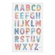 Creativ Company Diamant Stickers Alphabet, 1 feuille