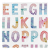 Creativ Company Diamant Stickers Alphabet, 1 feuille