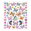 Creativ Company Stickers Fleurs et papillons, 1 feuille
