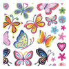 Creativ Company Stickers Fleurs et papillons, 1 feuille