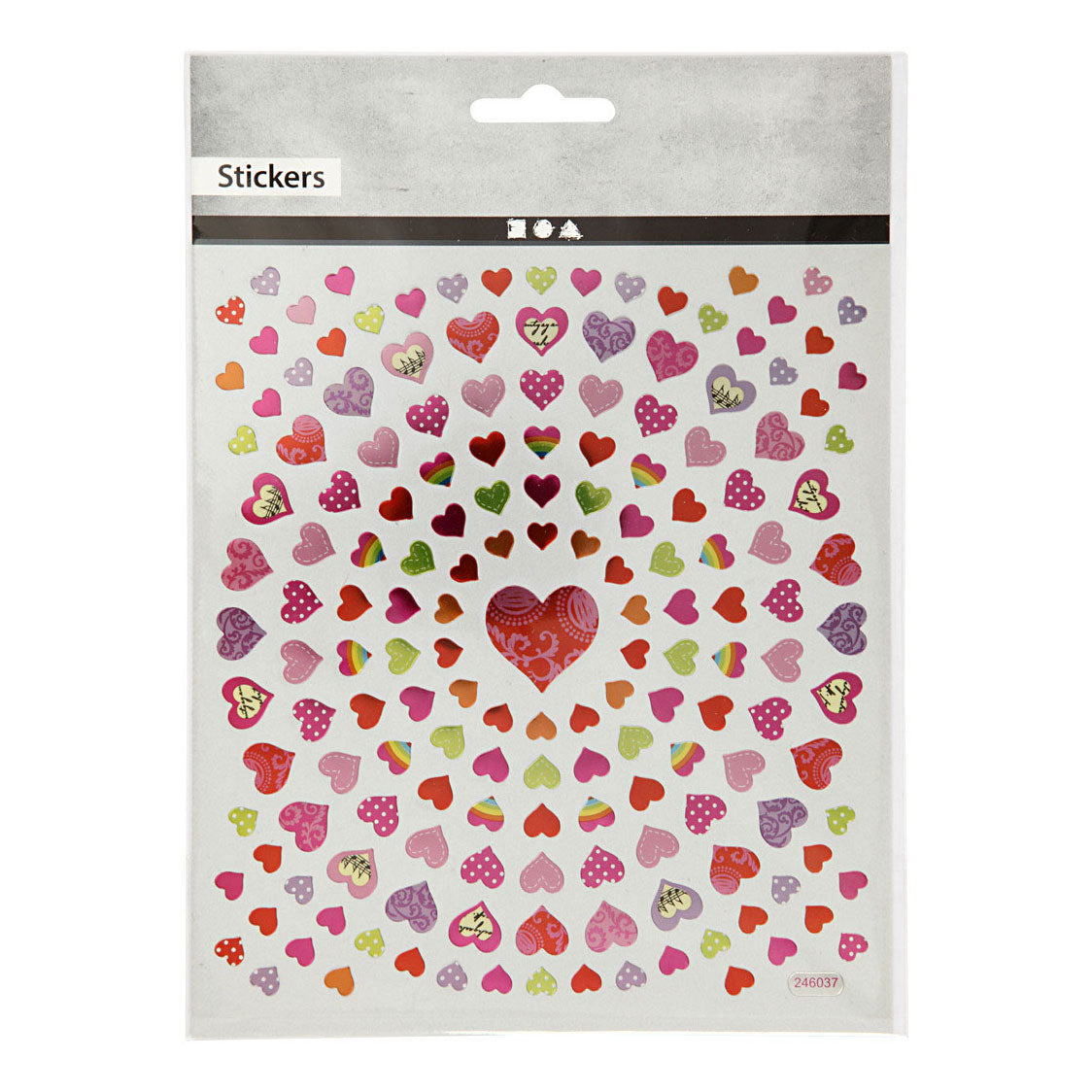 Creativ Company autocollants petits coeurs, 1 vel