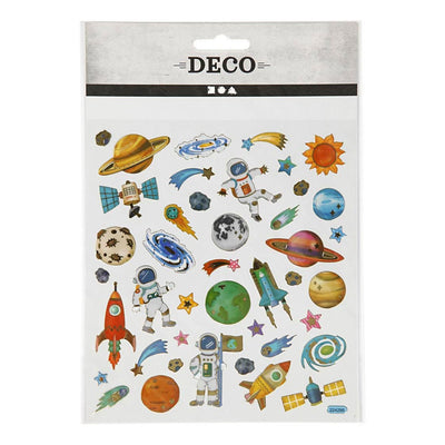 Creativ Company Stickers Stickers Space Travel, 1 feuille