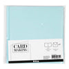 Cartes de société Creativ et enveloppes bleu clair, 4e.