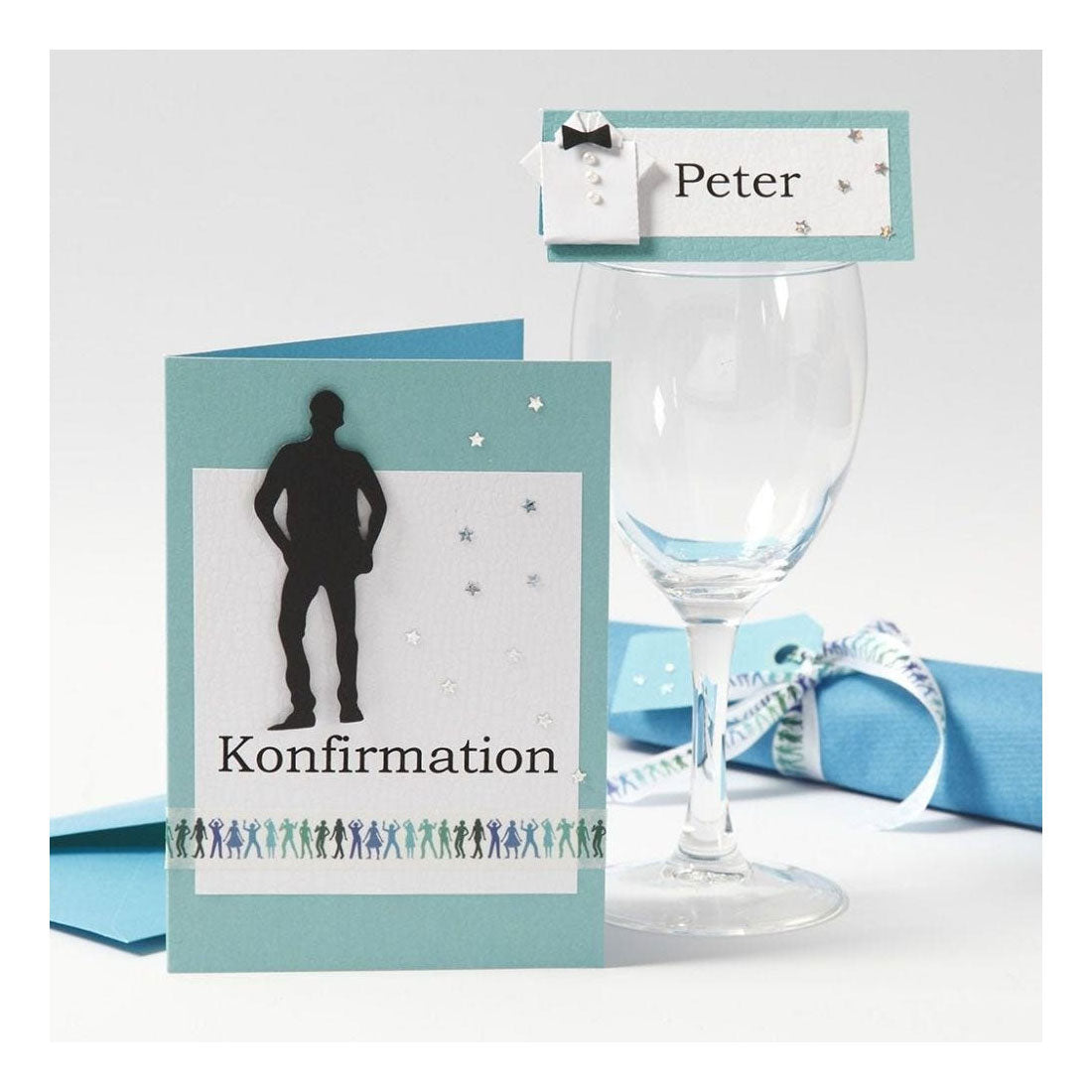 Cartes de nom de la société Creativ White, 20e.
