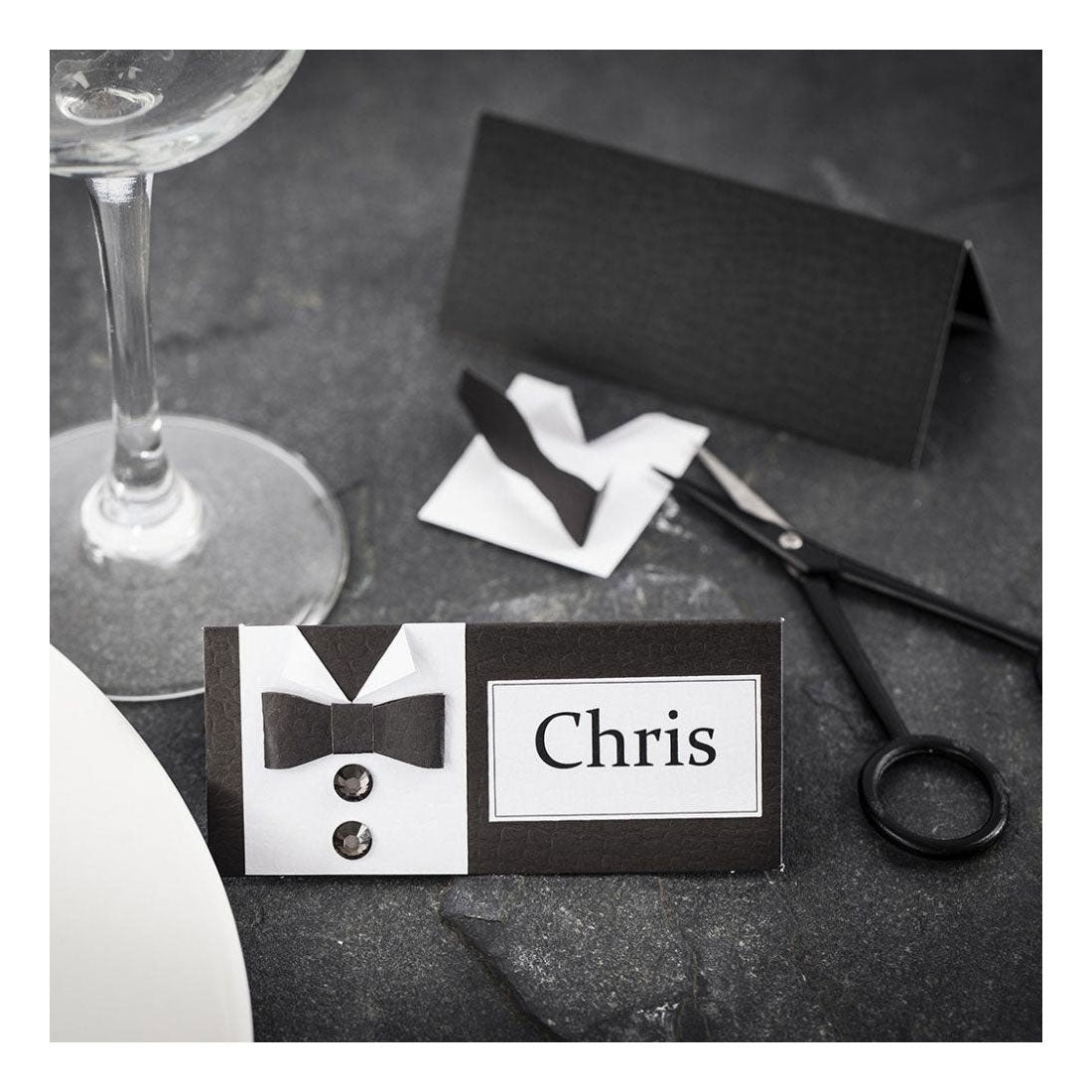 Cartes de nom de la société Creativ White, 20e.