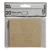 Creativ Company Name Cards Naturel, 20st.