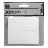 Cartes nominatives Creativ blanc cassé, 20pcs. - afbeelding 2