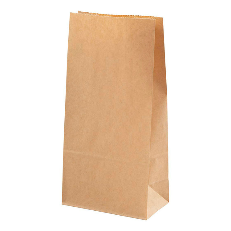 Sacs en papier Creativ company, h: 22,5 cm, dim. 6,5x11 cm, 50 gr, marron, 10 pièces 1 boîte