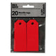 La société Creativ Manilla Labels Red, 20e.