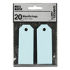 Creativ Company Manilla Labels Light Blue, 20e.