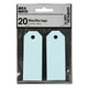 Creativ Company Manilla Labels Light Blue, 20e.