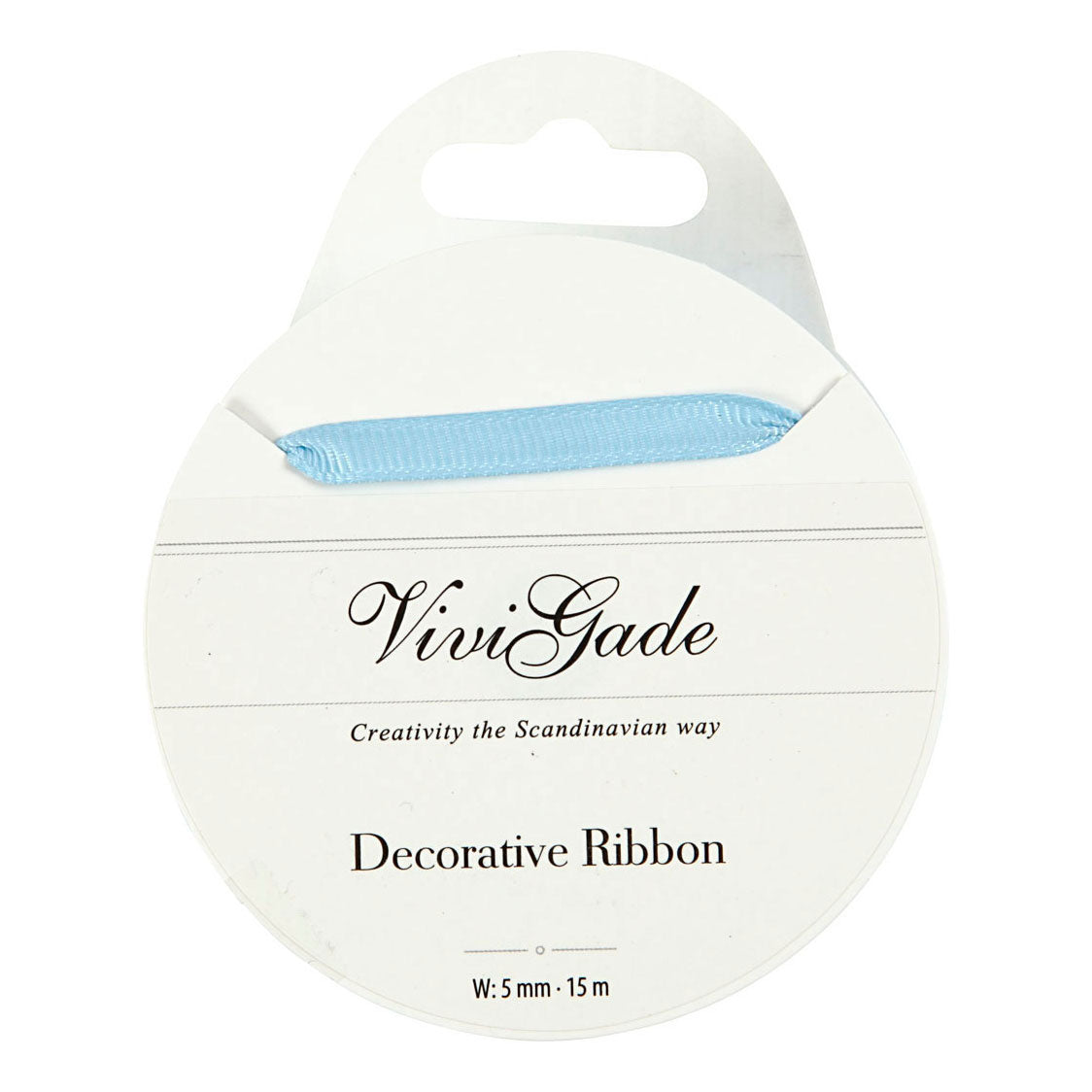 Décoration de la compagnie Creativ Lint Bleu clair, 15m